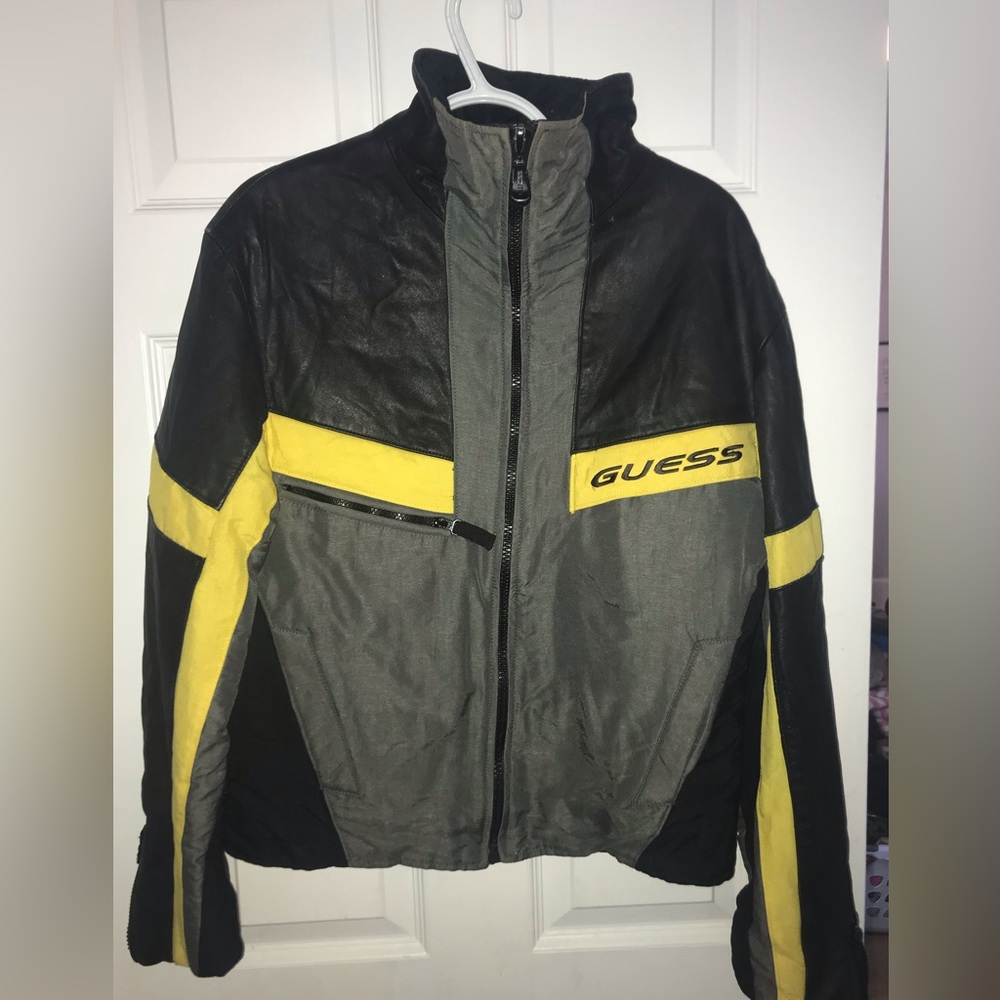 Vintage Guess Tech Bomber Jacket